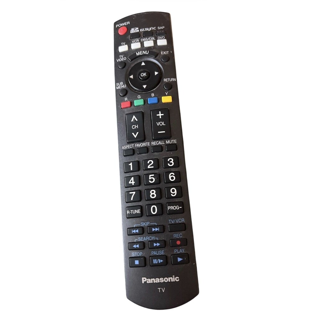 Panasonic Remote Control EZSYNC OEM GENUINE TV Replacement N2QAYB000100  TESTED